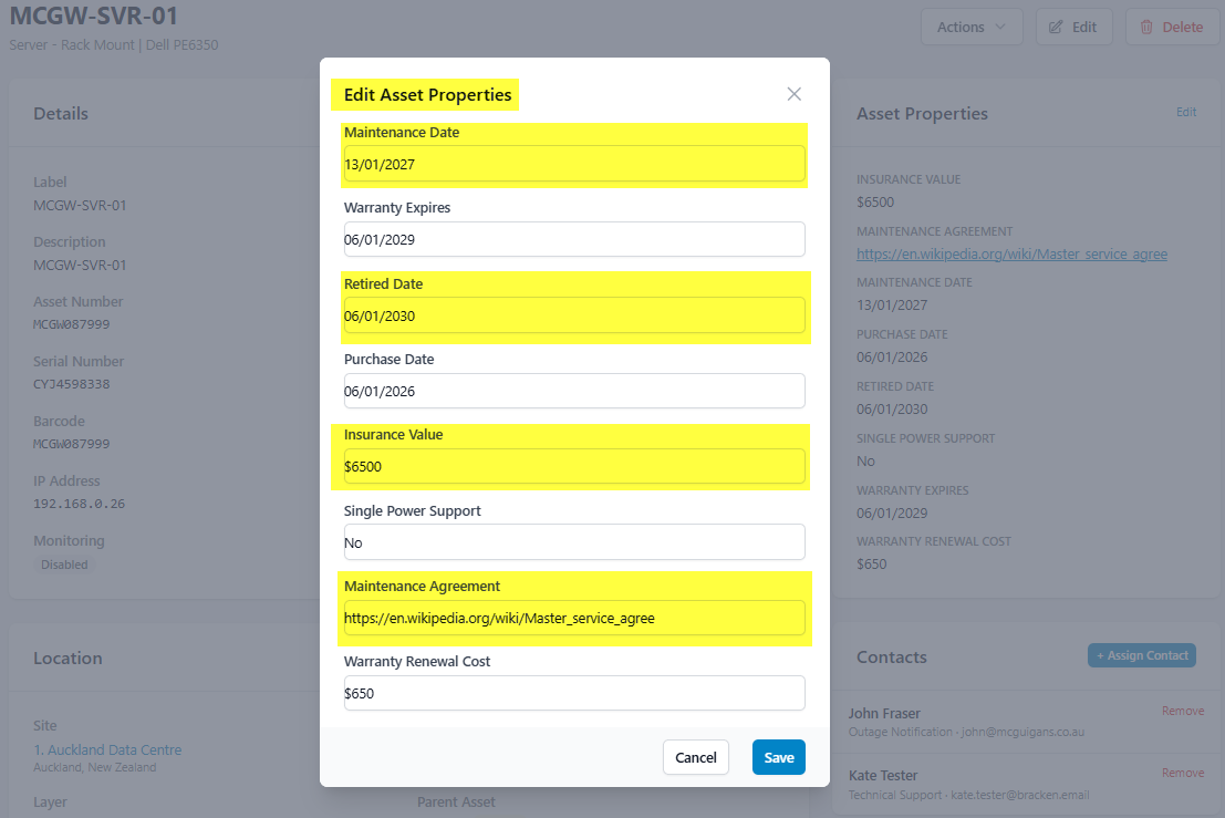 Customizable fields let you capture exactly the data your team needs