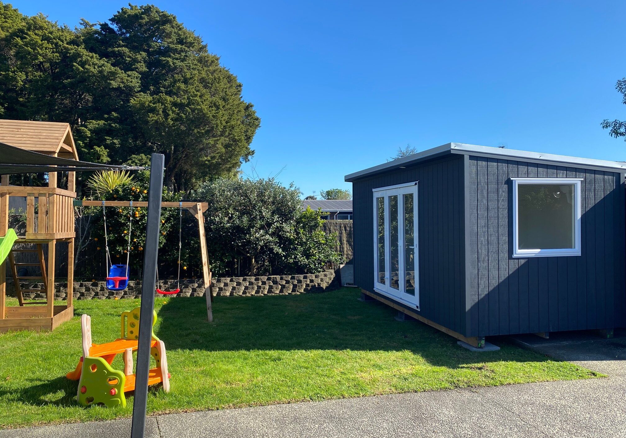 Rental cabin exterior