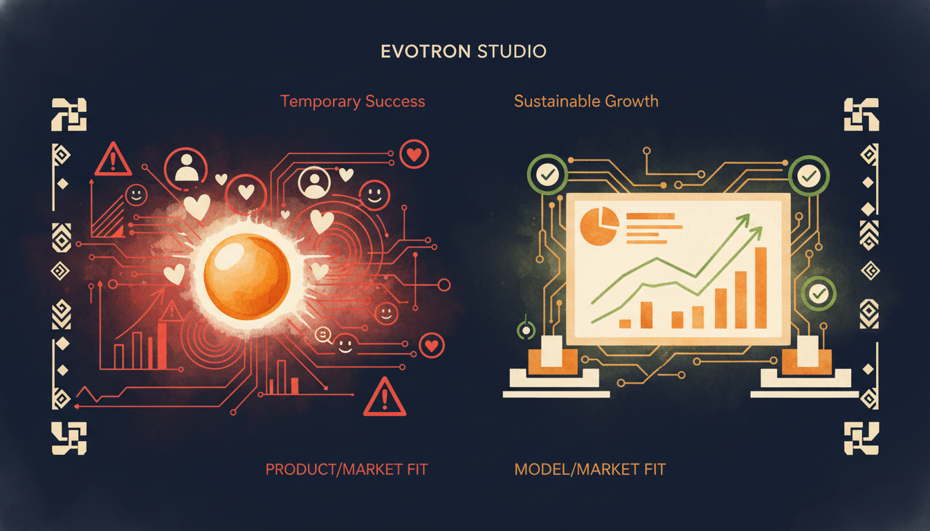 Product/Market Fit vs Model/Market Fit: Why Building Something People Want Isn't Enough