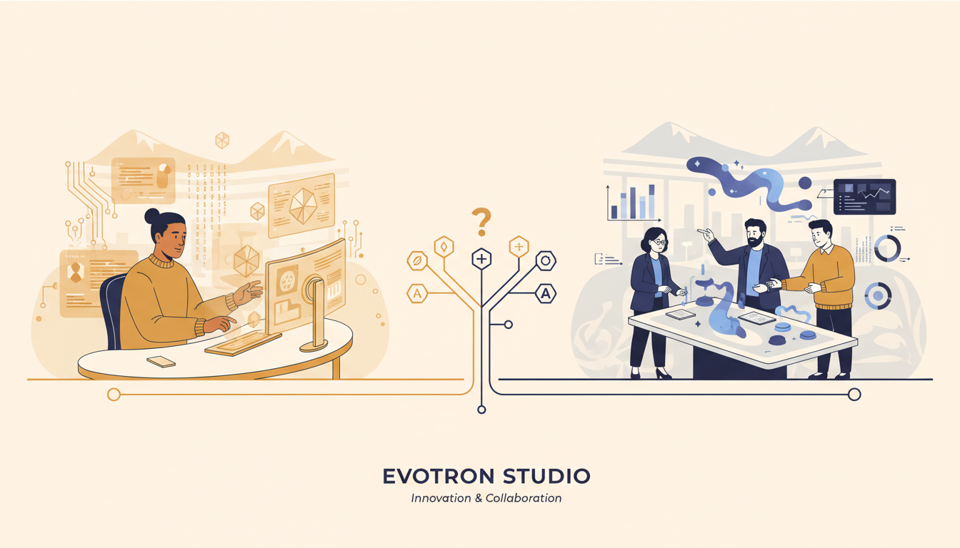 When to Choose Human-Guided AI vs Solo AI Implementation