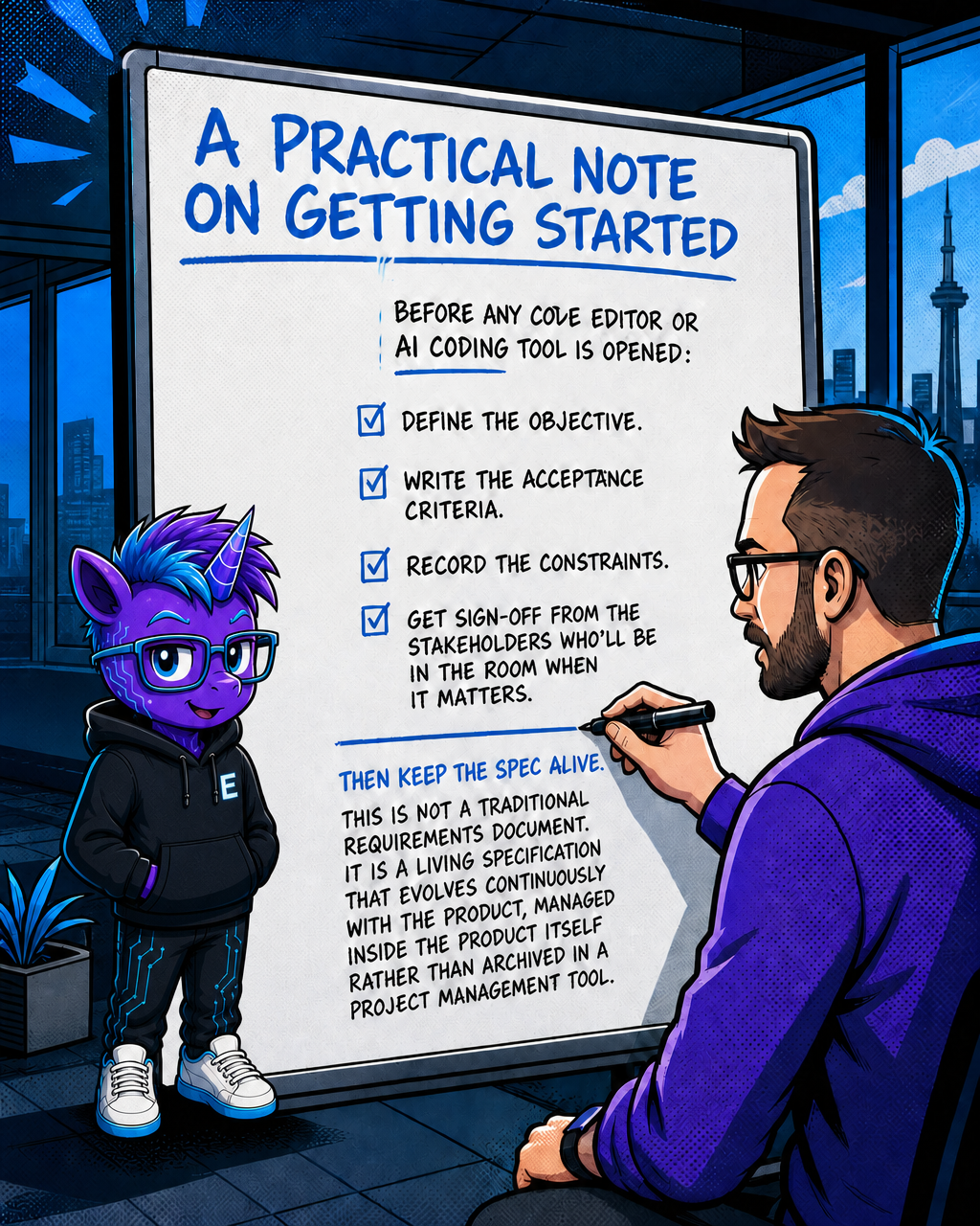 Spec Driven Development for Corporate Innovation Labs