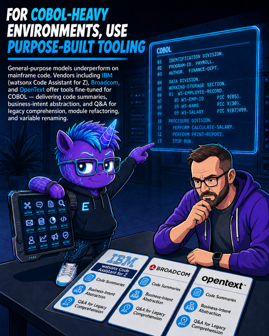 Purpose-Built Tools for COBOL Environments