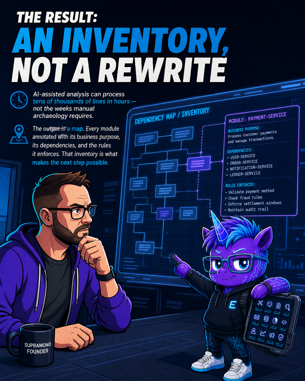 The Output Is a Map, Not a Rewrite