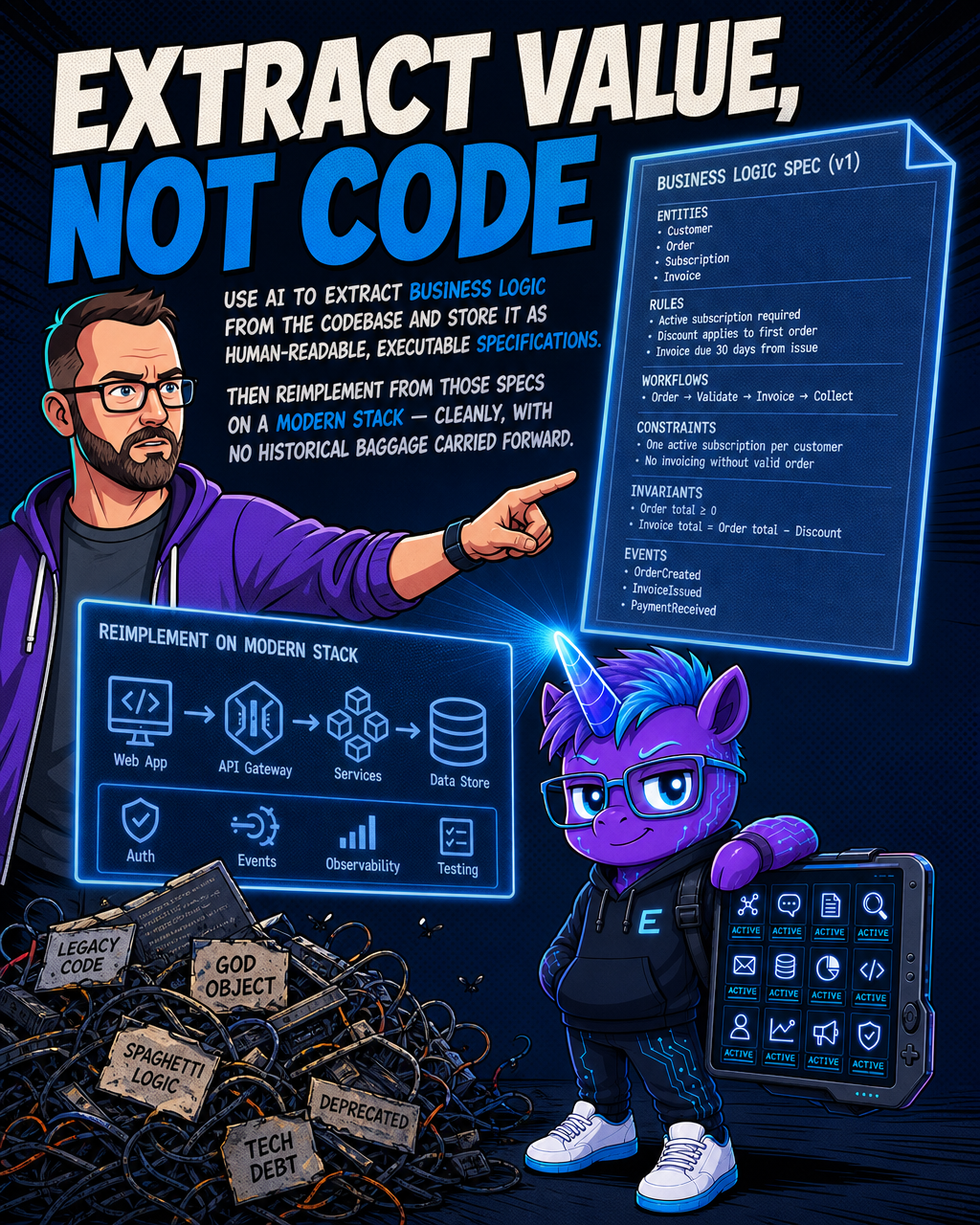 Treat Legacy Code as a Source Document