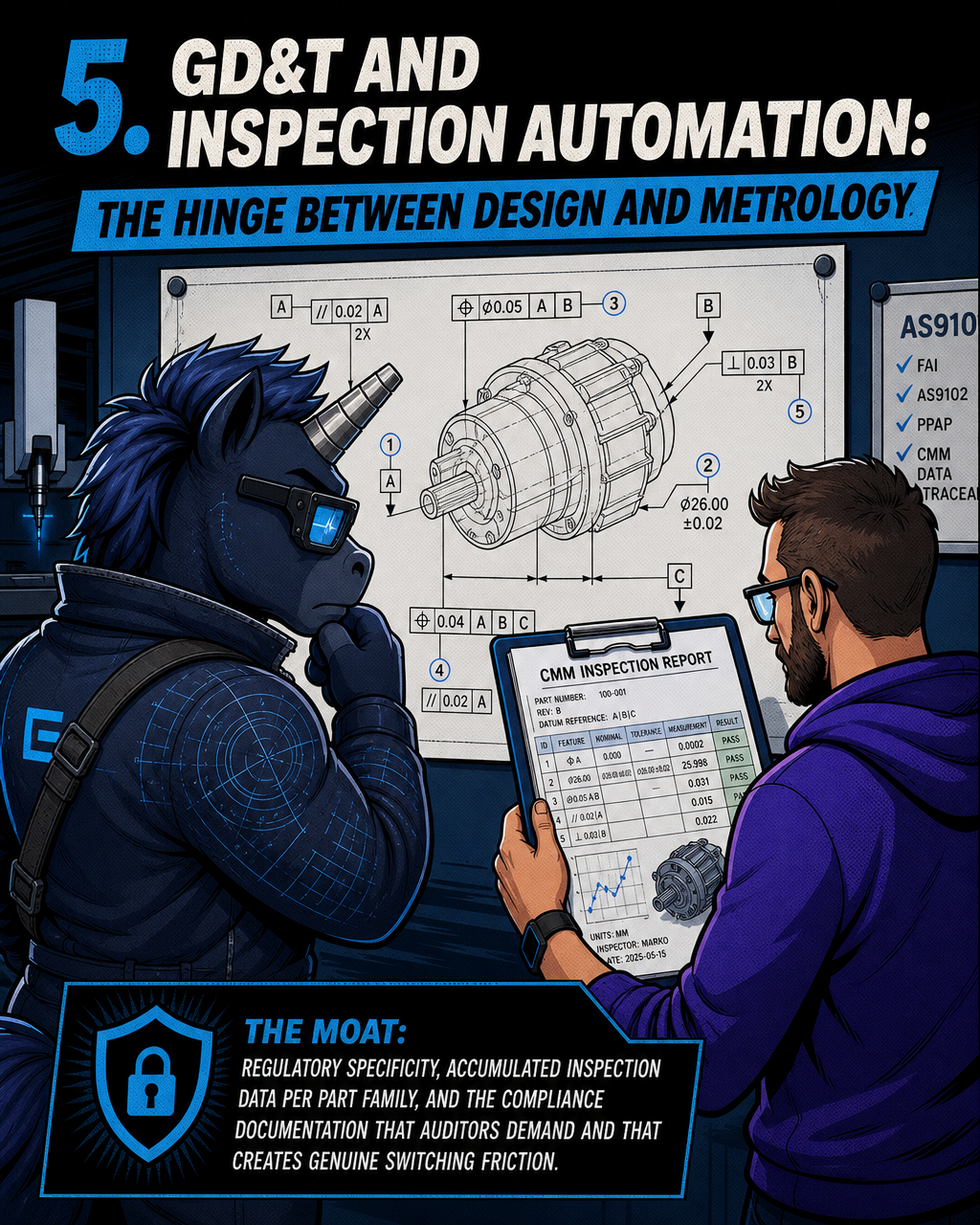 5. GD&T and Inspection Automation: The Hinge Between Design and Metrology