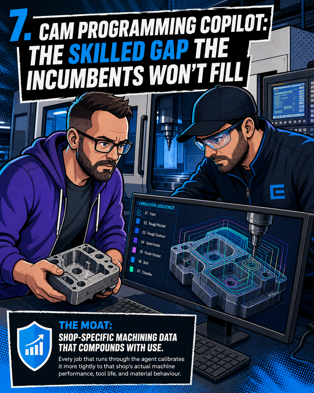 7. CAM Programming Copilot: The Skilled Gap the Incumbents Won't Fill