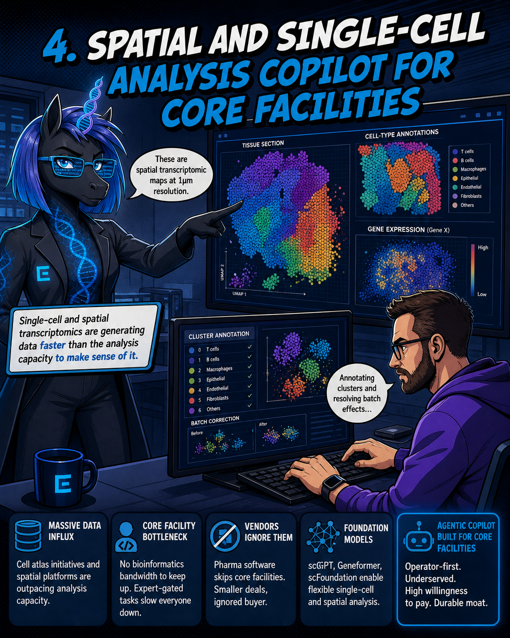 4. Spatial and Single-Cell Analysis Copilot for Core Facilities
