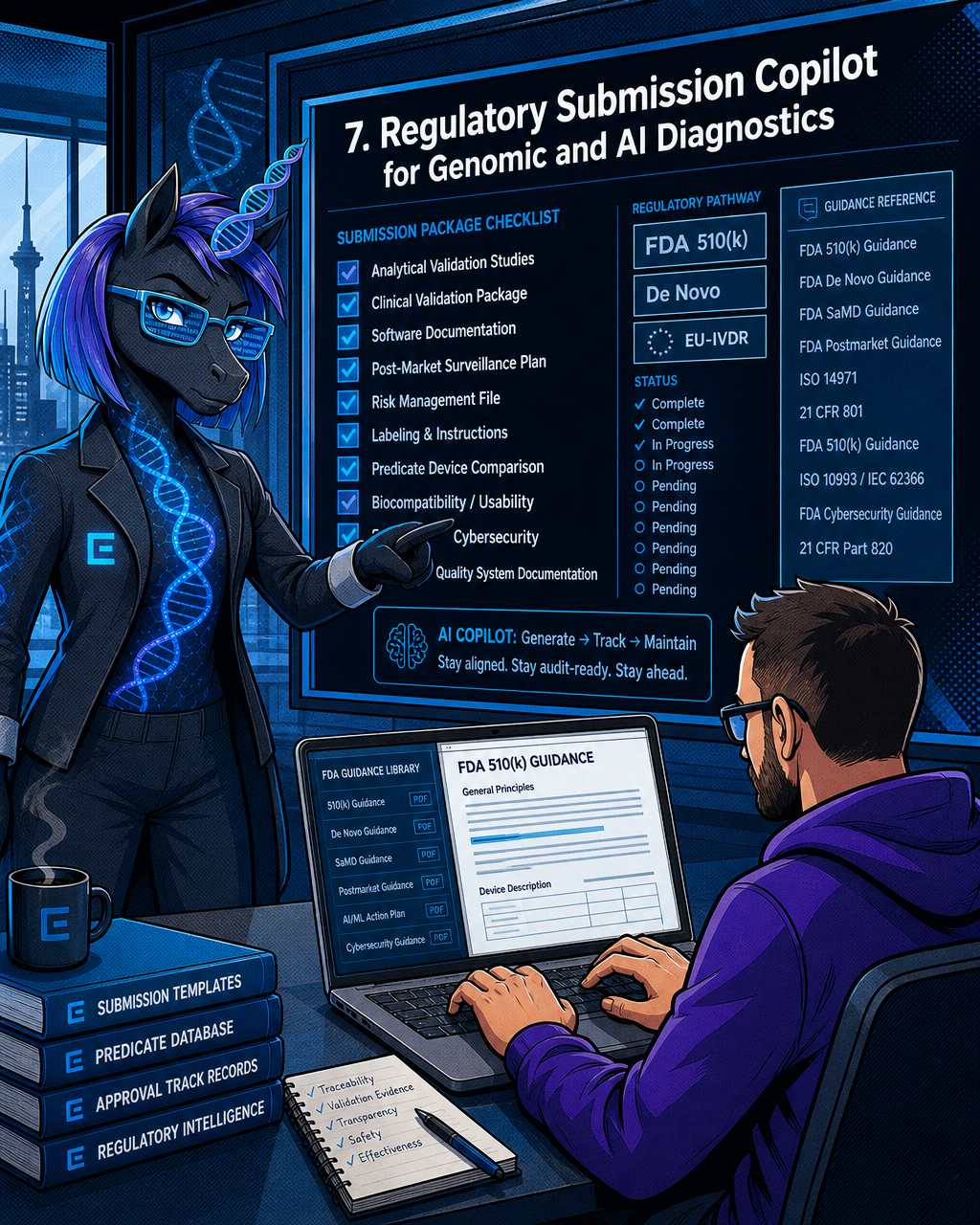 7. Regulatory Submission Copilot for Genomic and AI Diagnostics