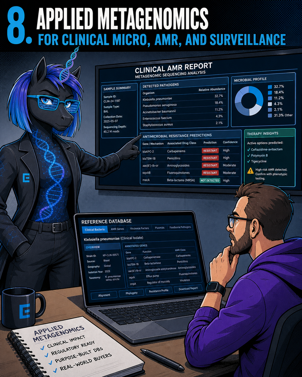 8. Applied Metagenomics for Clinical Micro, AMR, and Surveillance