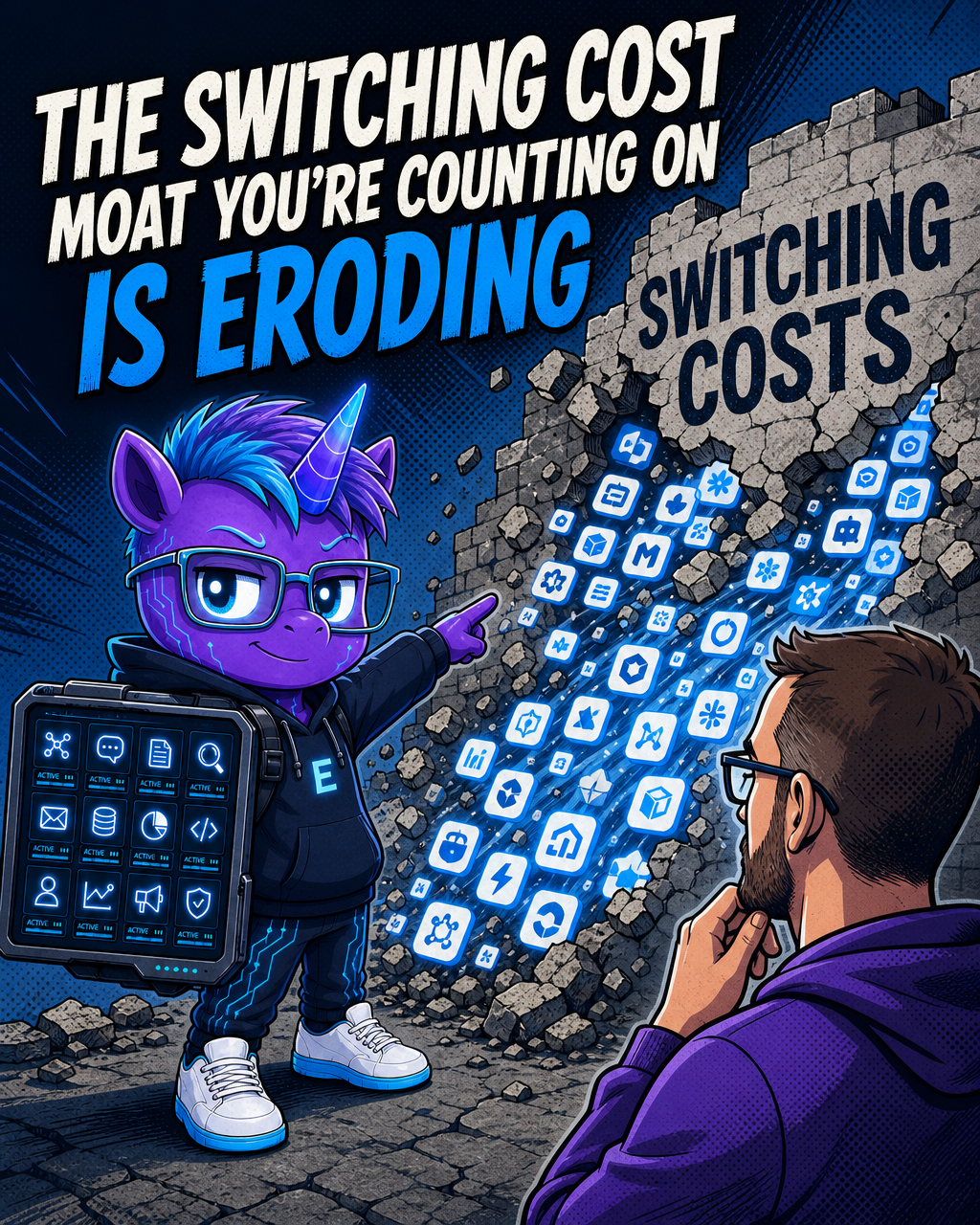 The Switching-Cost Moat Is Crumbling