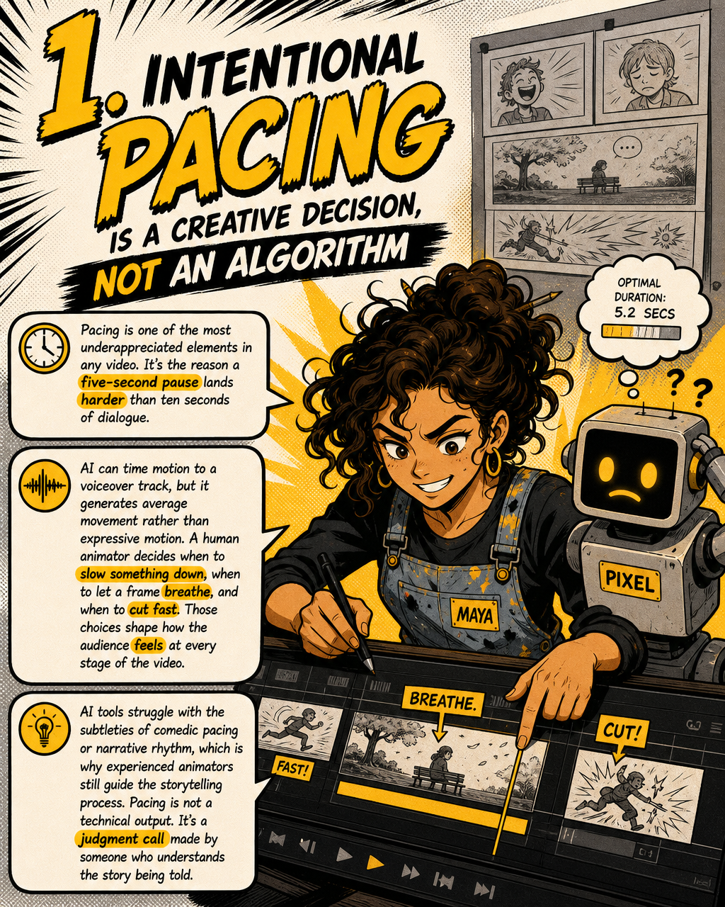 Pacing Is a Creative Call