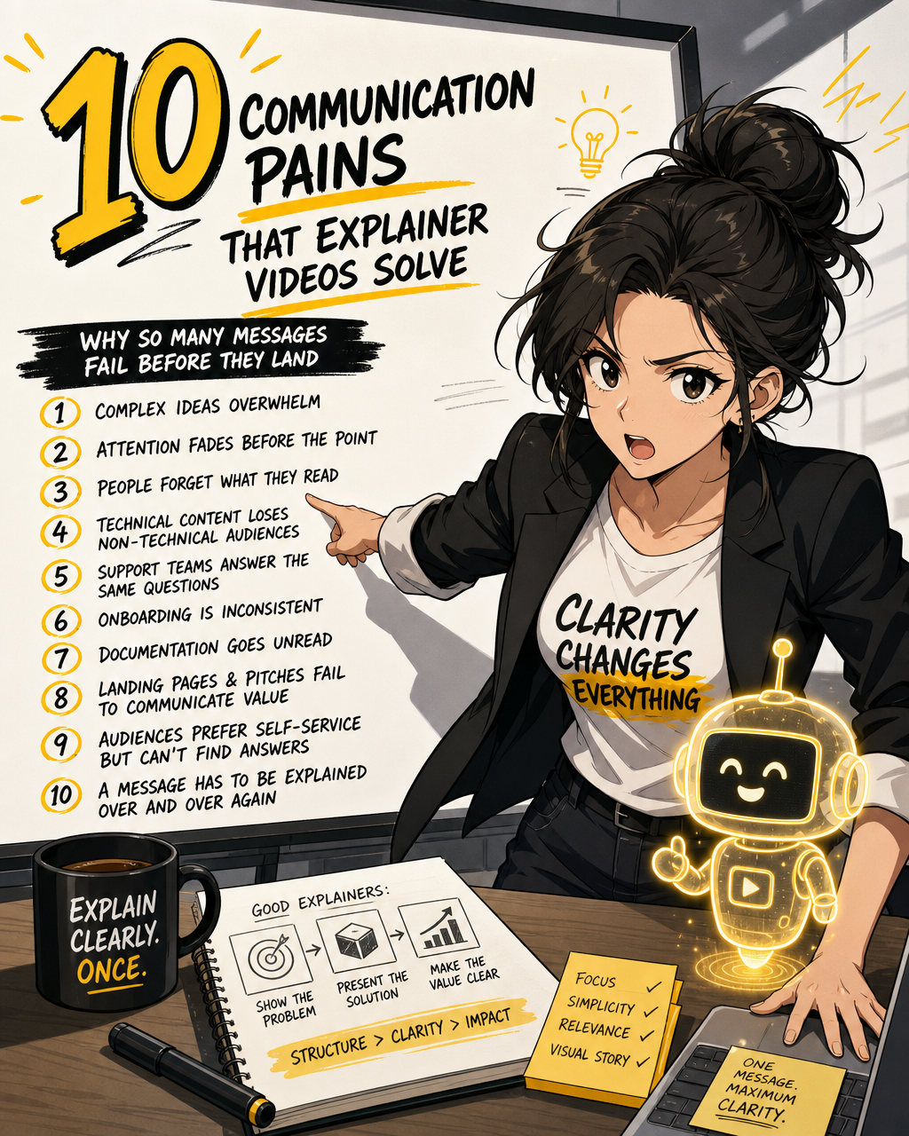 10 Communication Pains That Explainer Videos Solve
