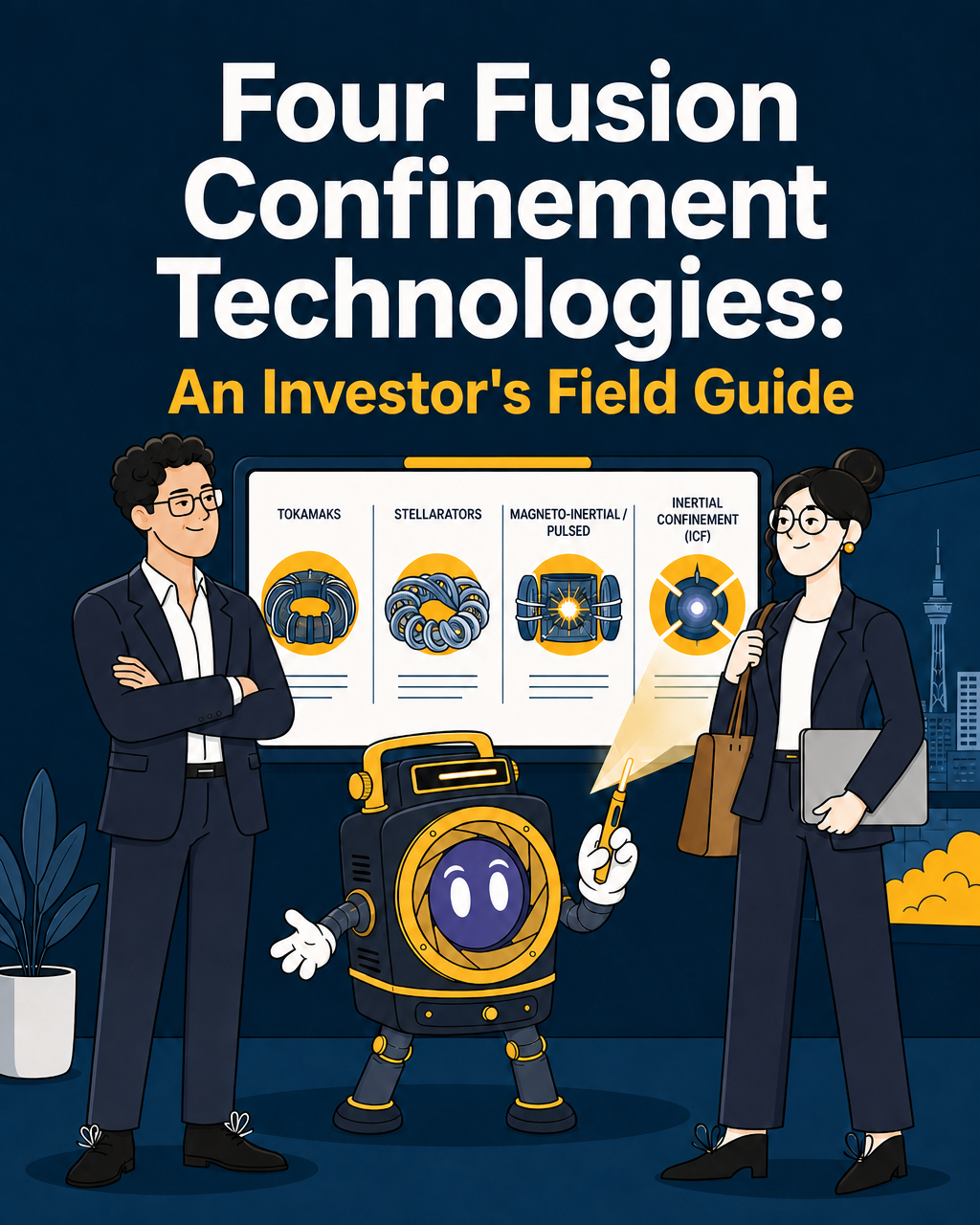 Four Fusion Confinement Technologies: An Investor's Field Guide