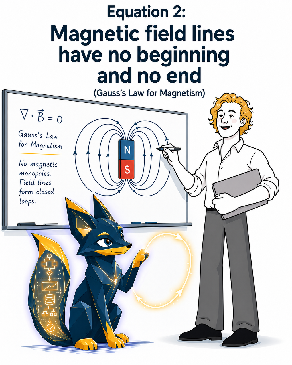 Equation 2: Magnetic Fields Loop Forever