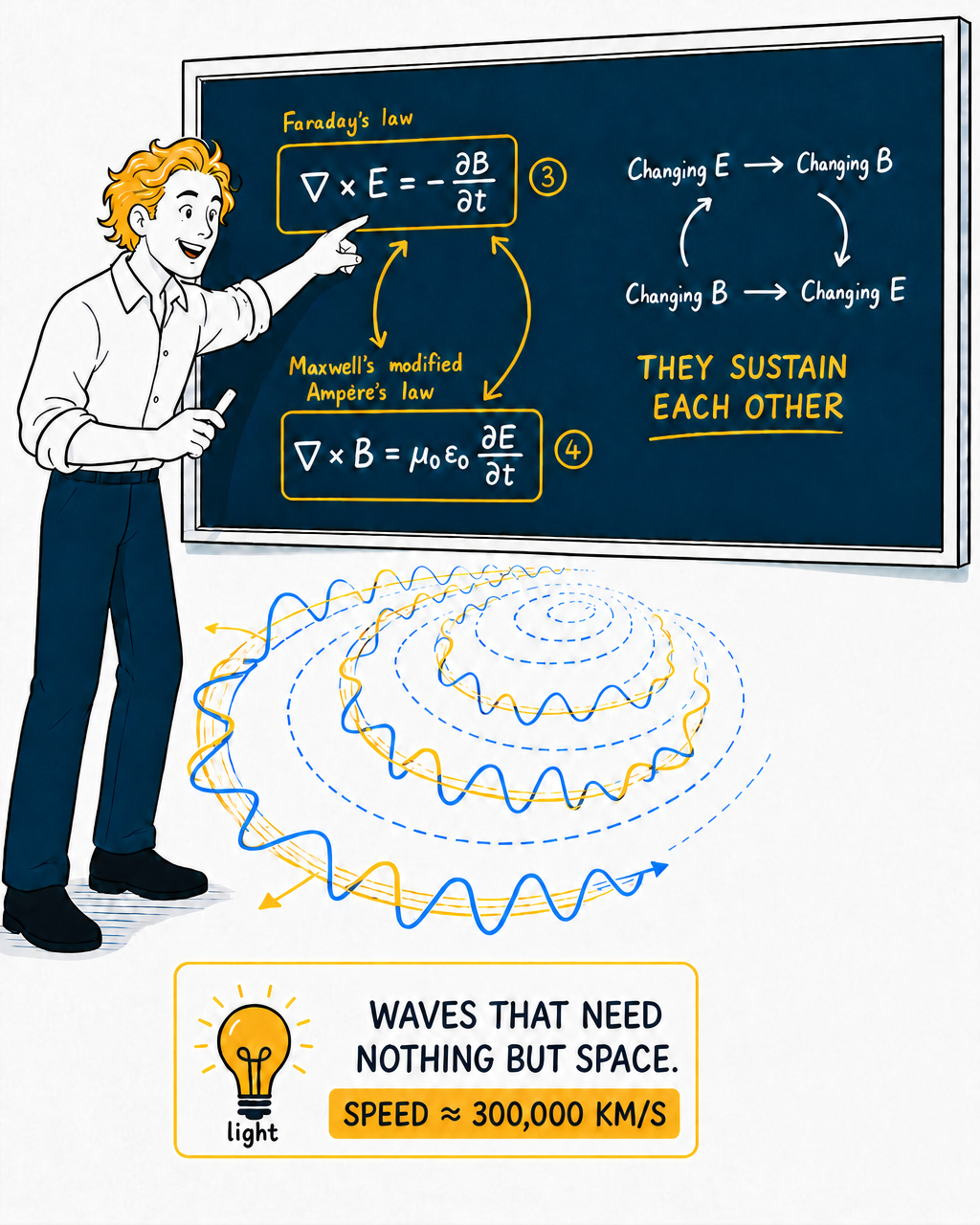 Maxwell's Equations in Plain Language: What They Mean and Why They Matter