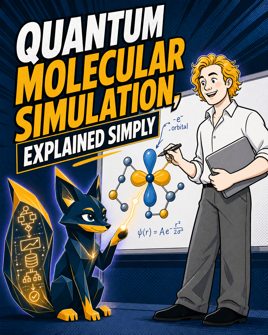 Quantum Molecular Simulation, Explained Simply