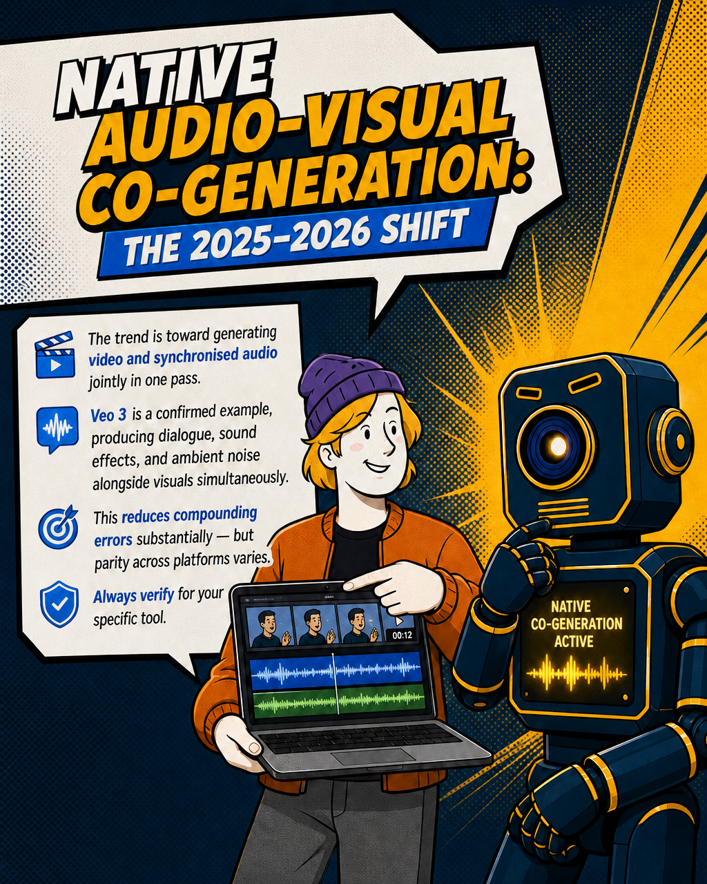 Native audio-visual co-generation: the 2025–2026 shift