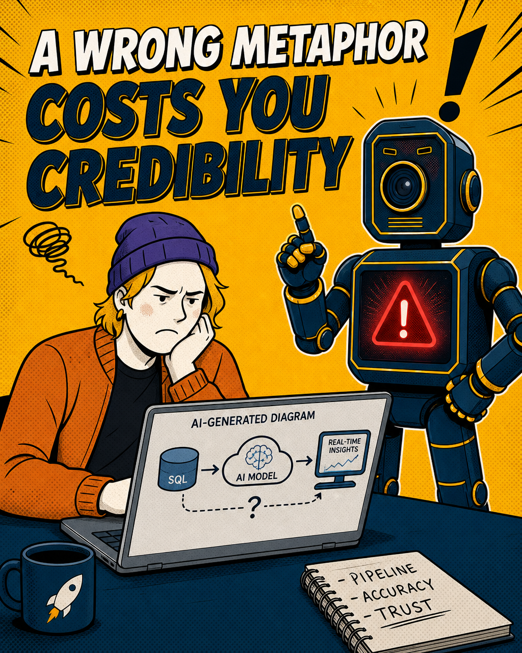 A wrong metaphor costs you credibility