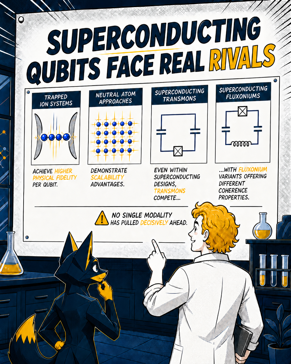 Superconducting qubits face real rivals