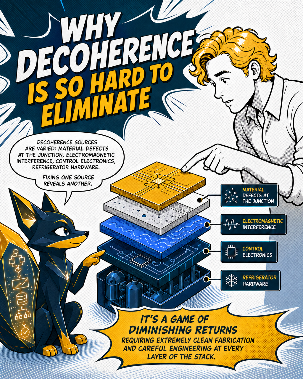 Why decoherence is so hard to eliminate