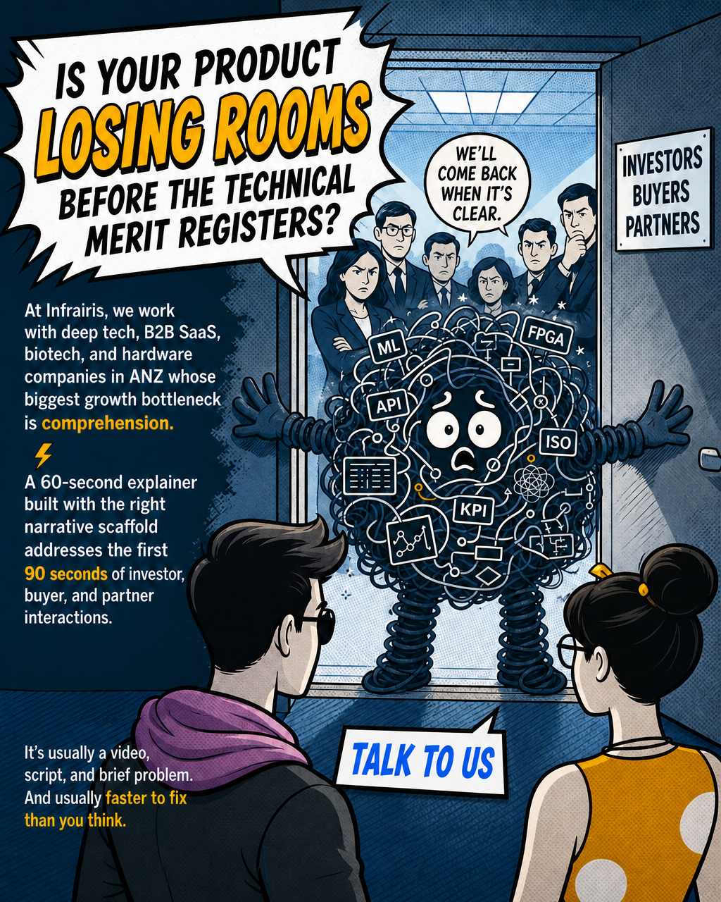 Is your product losing rooms before the technical merit registers?