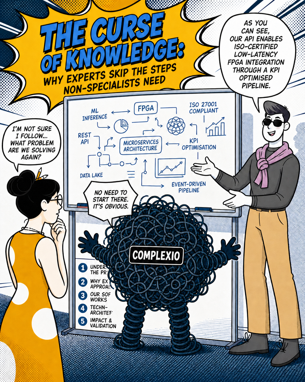 The curse of knowledge: why experts skip the steps non-specialists need