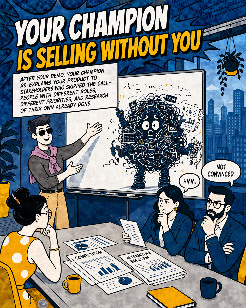 Your champion is selling without you