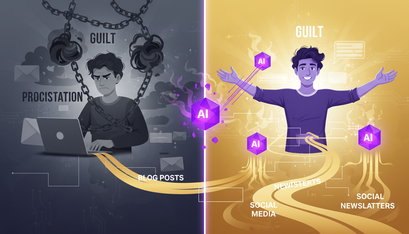 From Content Guilt to Content Gold: The Psychological Transformation
