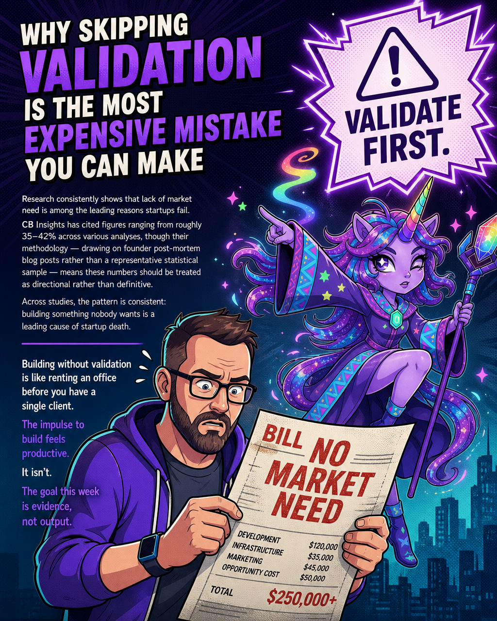 Building Blind Kills Startups