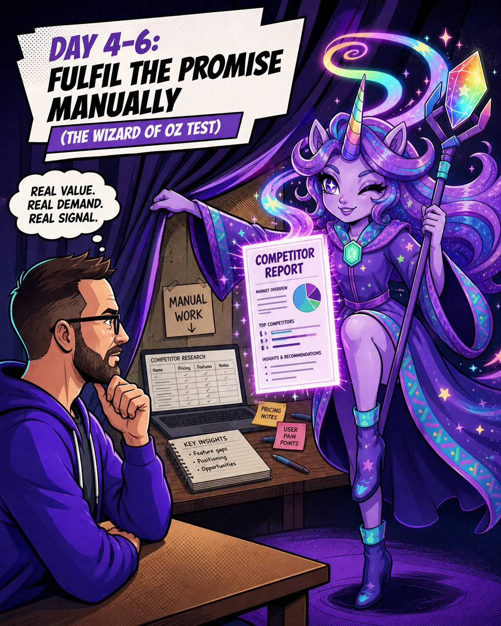 Fake the Product. Real the Signal.