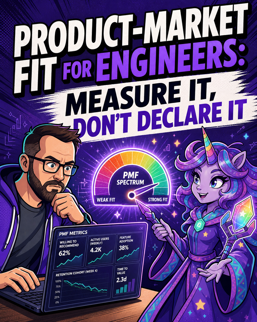 Product-Market Fit for Engineers: Measure It, Don't Declare It