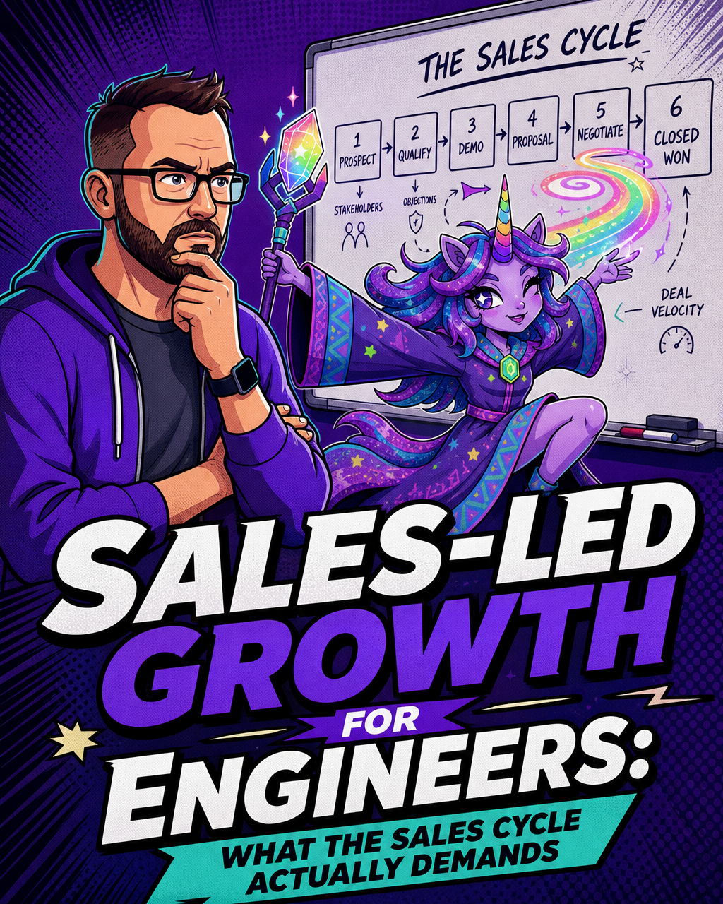 Sales-Led Growth for Engineers: What the Sales Cycle Actually Demands