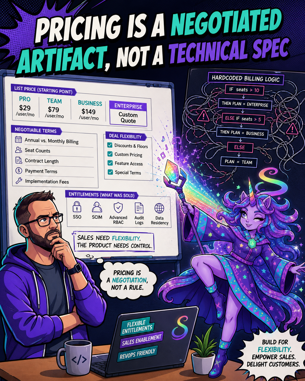 Pricing Is Negotiated, Not Hardcoded