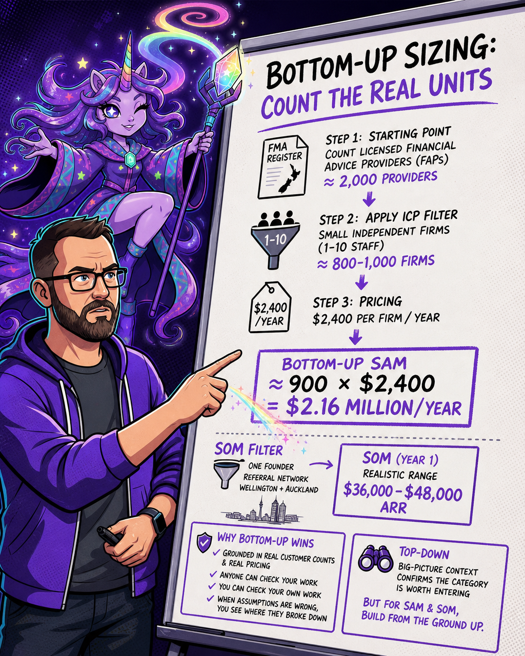 Count Real Units, Build Up