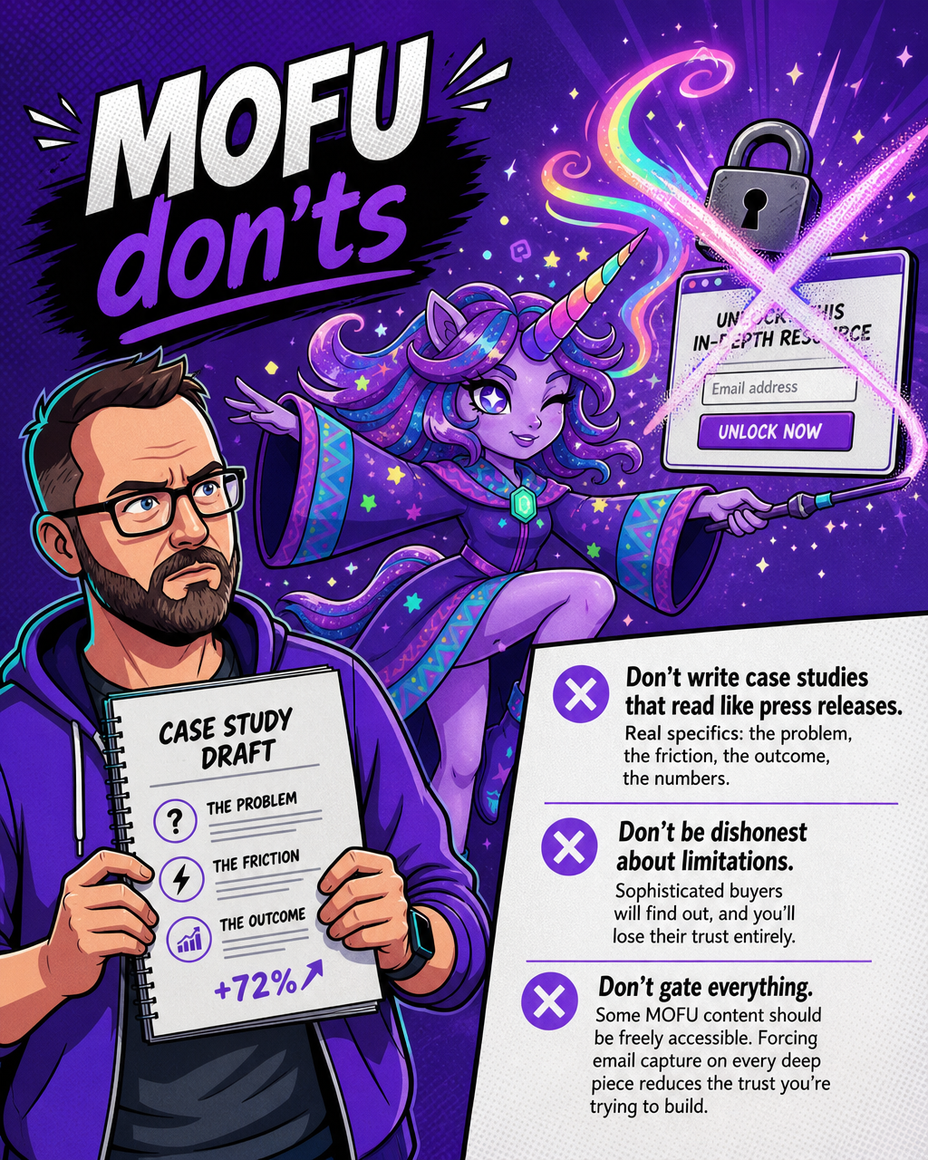 MOFU Don'ts: No Press-Release Case Studies
