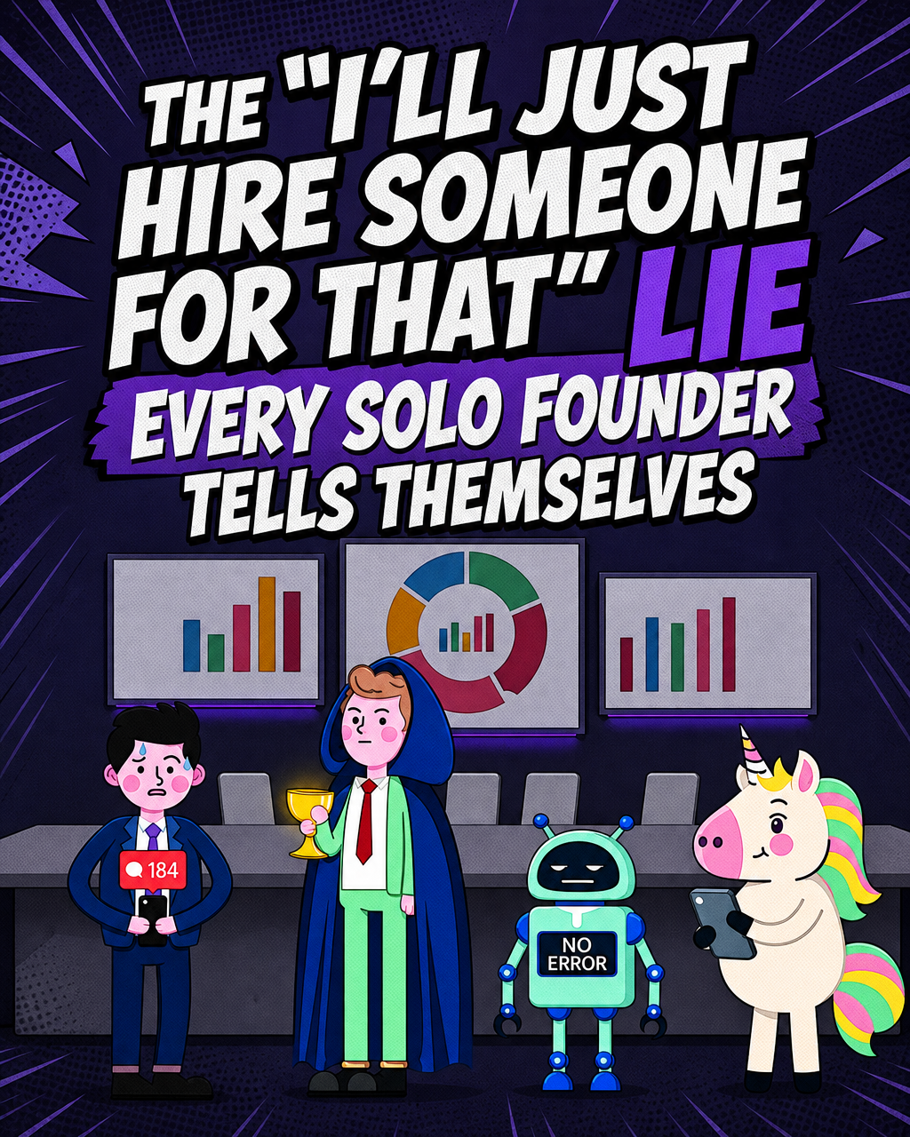 The 'I'll Just Hire Someone for That' Lie Every Solo Founder Tells Themselves