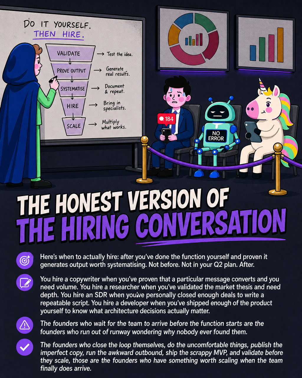 Hire After You've Proven the Function