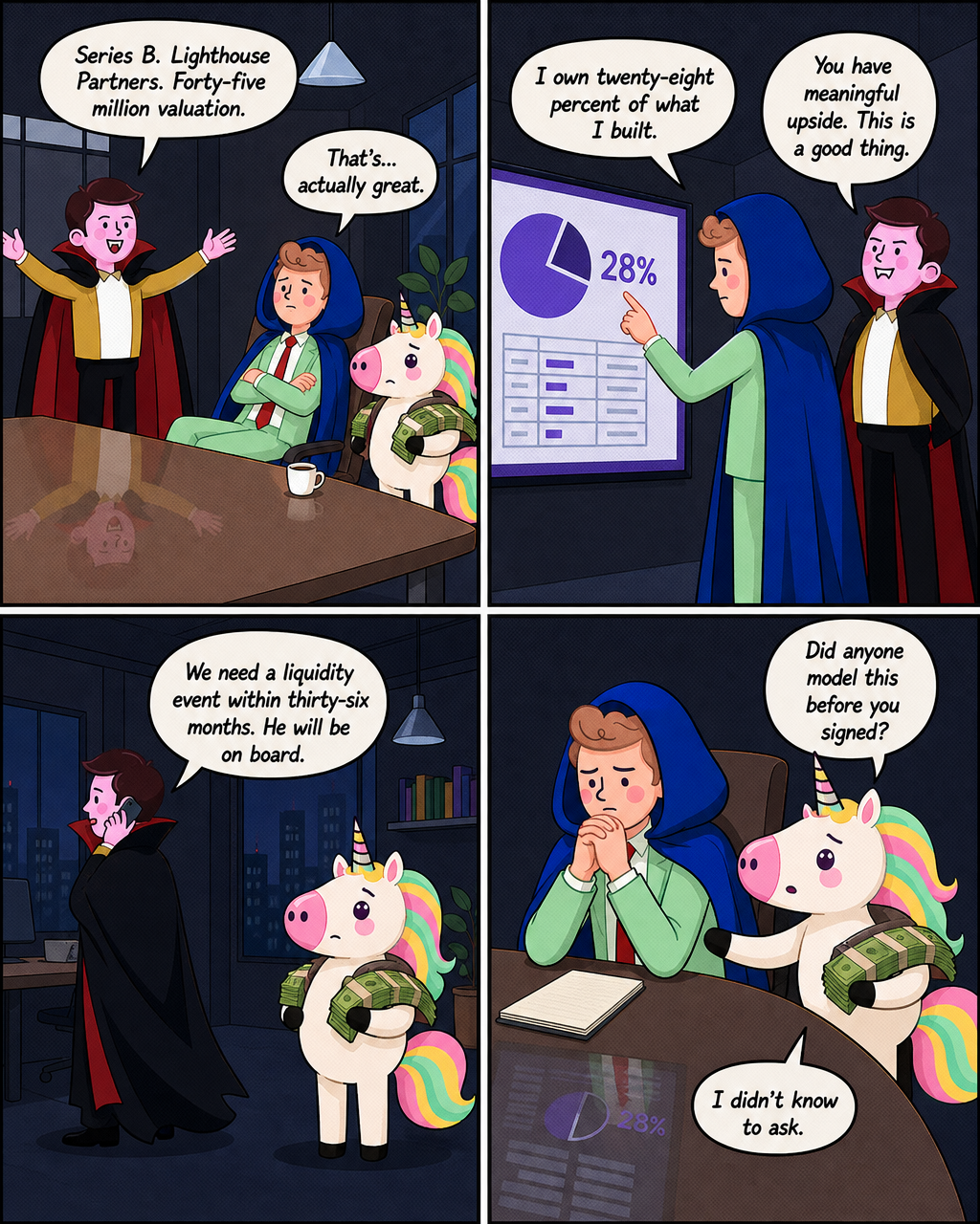PAGE FOUR: The Dilution Rounds