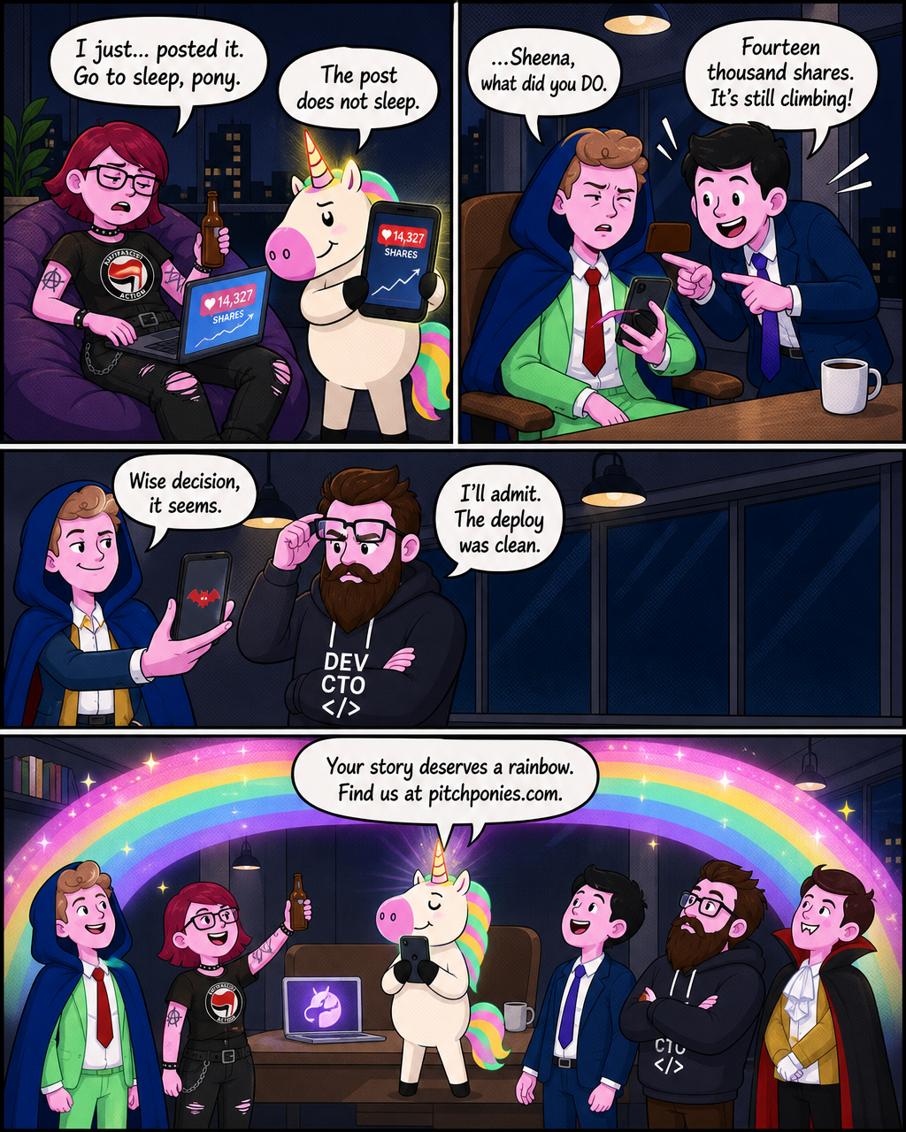 The Comic Goes Viral